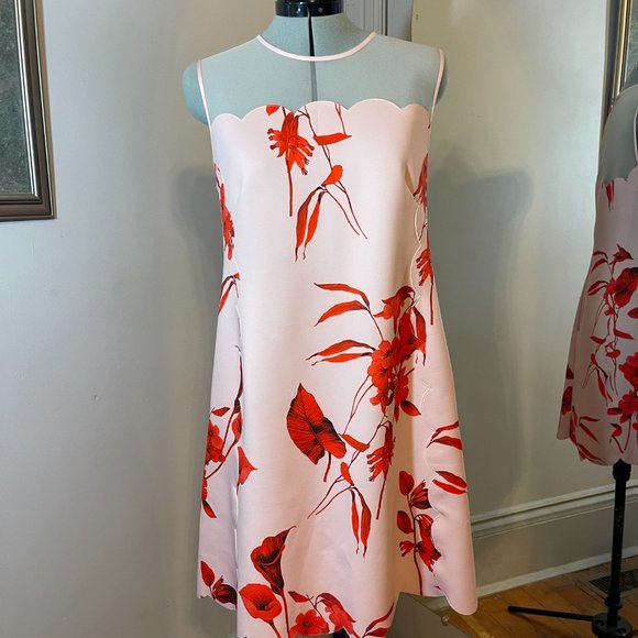 Ted Baker Jaazmin Fantasia Women's Floral Scallop Dress - Picture 3 of 11